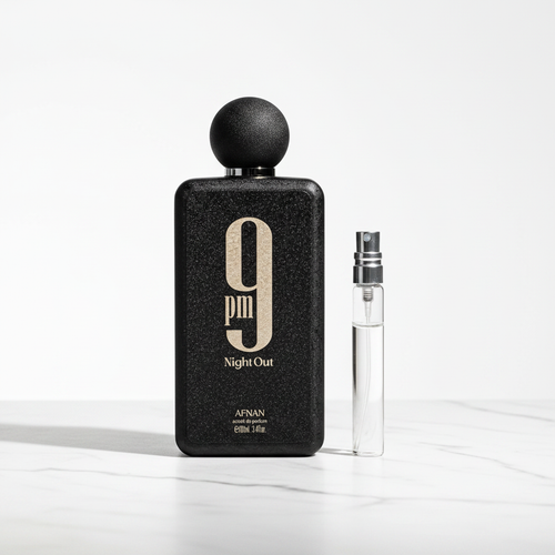 Afnan 9PM Night Out - Black Bottle White Background
