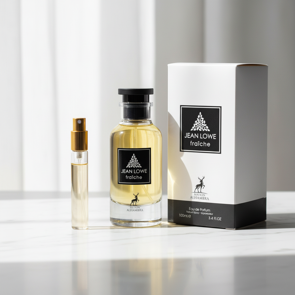 Maison Alhambra Jean Lowe Fraîche EDP decant sample vial