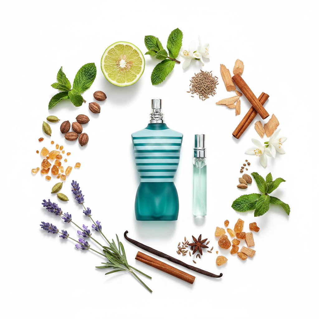 Jean Paul Gaultier Le Male - Full Bottle Flat-lay
